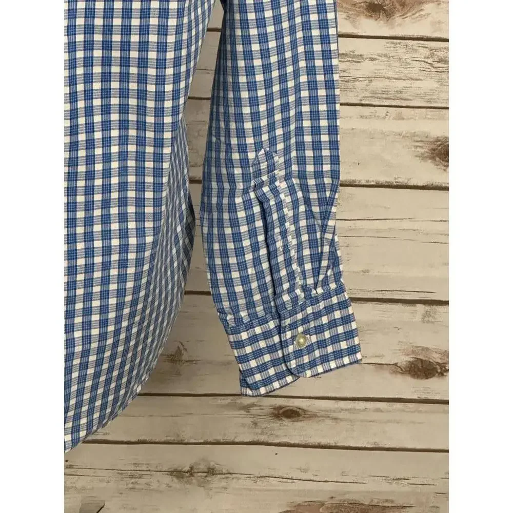 J. Crew blue white